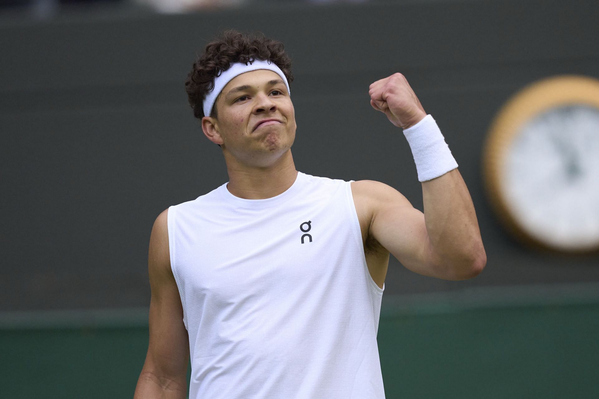 Ben Shelton pictured at the 2025 Wimbledon Championships | Image Source: Getty